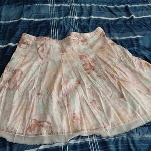 Odille Pink Mini Skater Skirt
